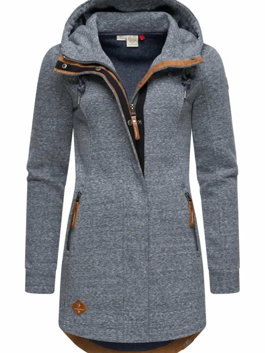Ragwear Sweatshirts & Sweatjacken|Jacken & Westen*Damen Sweatjacke - Letty Intl. blau uni