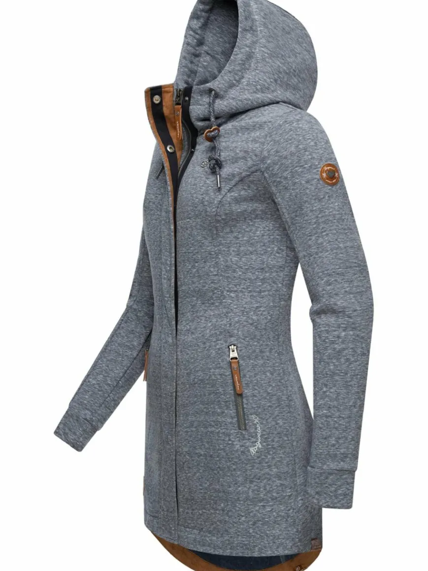 Ragwear Sweatshirts & Sweatjacken|Jacken & Westen*Damen Sweatjacke - Letty Intl. blau uni