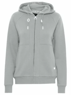 OXMO Sweatshirts & Sweatjacken*Damen Sweatjacke - OXAndie grau uni