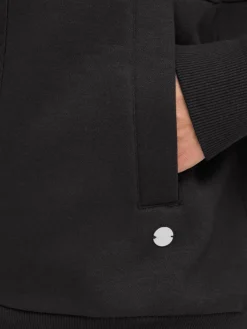 OXMO Sweatshirts & Sweatjacken*Damen Sweatjacke - OXAndie schwarz uni