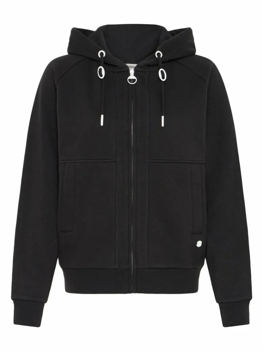 OXMO Sweatshirts & Sweatjacken*Damen Sweatjacke - OXAndie schwarz uni