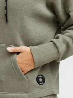 OXMO Sweatshirts & Sweatjacken*Damen Sweatjacke - OXSanice grün uni