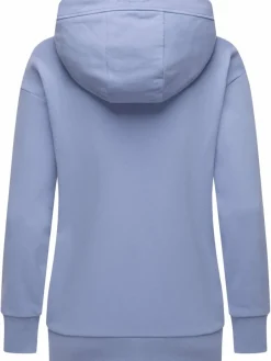 Ragwear Sweatshirts & Sweatjacken*Damen Sweatjacke - Yodis Zip blau uni