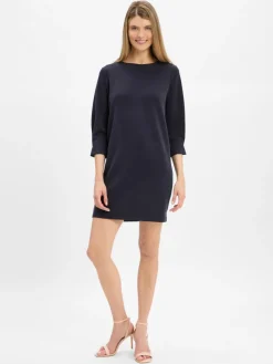 comma Kleider*Damen Sweatkleid marine uni