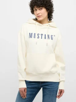 Mustang Sweatshirts & Sweatjacken*Damen Sweatshirt weiß uni