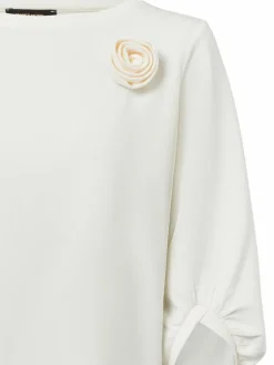 More & More Sweatshirts & Sweatjacken*Damen Sweatshirt ecru uni