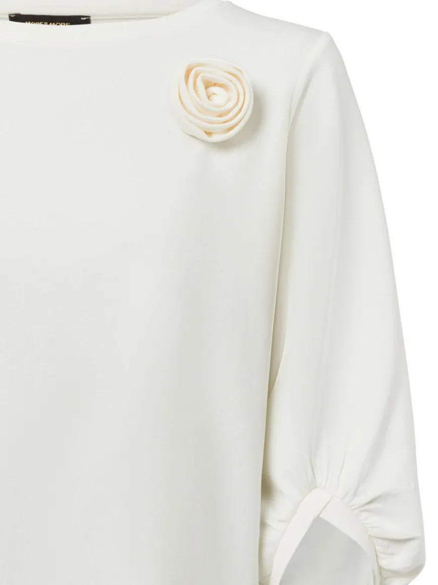 More & More Sweatshirts & Sweatjacken*Damen Sweatshirt ecru uni