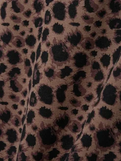 Marie Lund Sweatshirts & Sweatjacken*Damen Sweatshirt braun schwarz gemustert