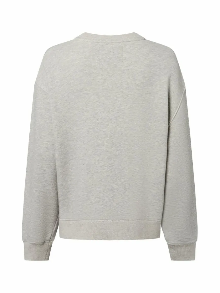 Gant Sweatshirts & Sweatjacken*Damen Sweatshirt hellgrau meliert