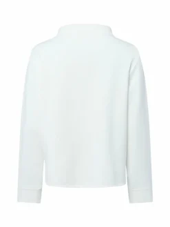 Monari Sweatshirts & Sweatjacken*Damen Sweatshirt ecru uni