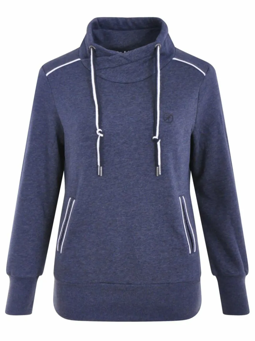 Navigazione Sweatshirts & Sweatjacken*Damen Sweatshirt blau uni