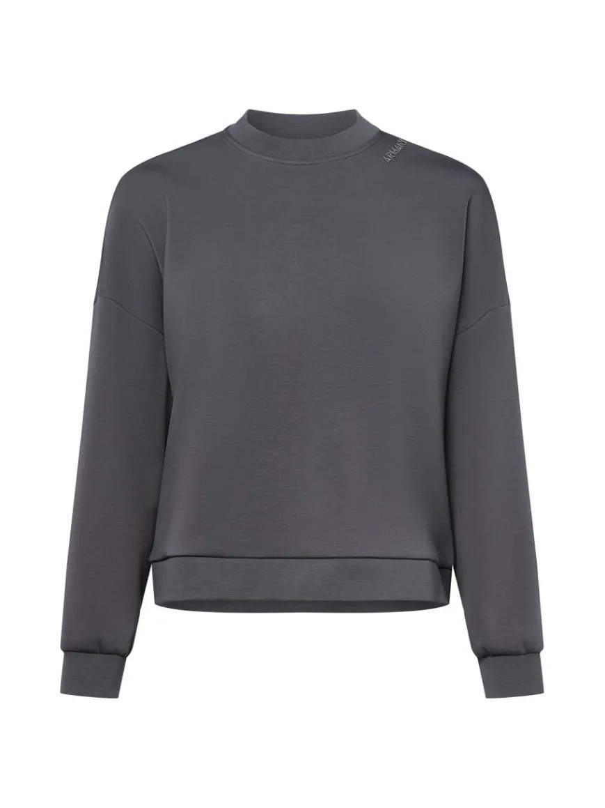 Armani Exchange Sweatshirts & Sweatjacken*Damen Sweatshirt anthrazit uni