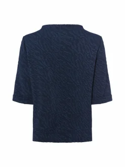 Betty & Co Sweatshirts & Sweatjacken*Damen Sweatshirt marine strukturiert