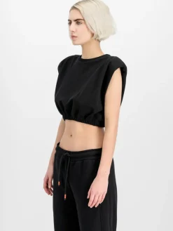 Alpha Industries Sweatshirts & Sweatjacken*Damen Sweatshirt schwarz uni