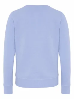 Polo Sylt Sweatshirts & Sweatjacken*Damen Sweatshirt hellblau uni