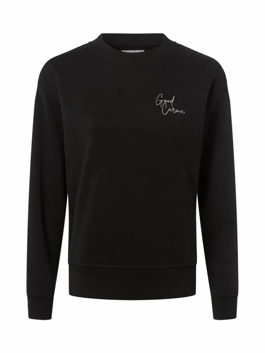 Marie Lund Sweatshirts & Sweatjacken*Damen Sweatshirt schwarz uni