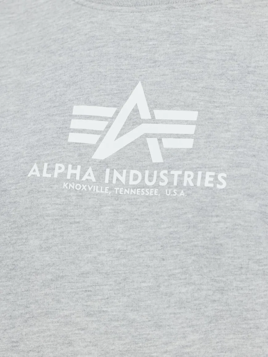 Alpha Industries Sweatshirts & Sweatjacken*Damen Sweatshirt grau bedruckt