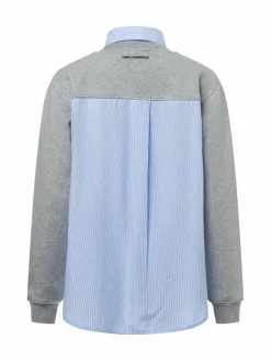 KARL LAGERFELD Sweatshirts & Sweatjacken*Damen Sweatshirt hellgrau meliert