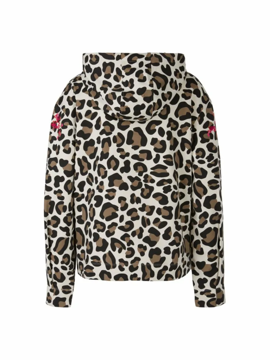 Marc Cain Sweatshirts & Sweatjacken*Damen Sweat-Shirt beige bedruckt