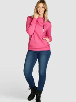 Navigazione Sweatshirts & Sweatjacken*Damen Sweatshirt pink uni