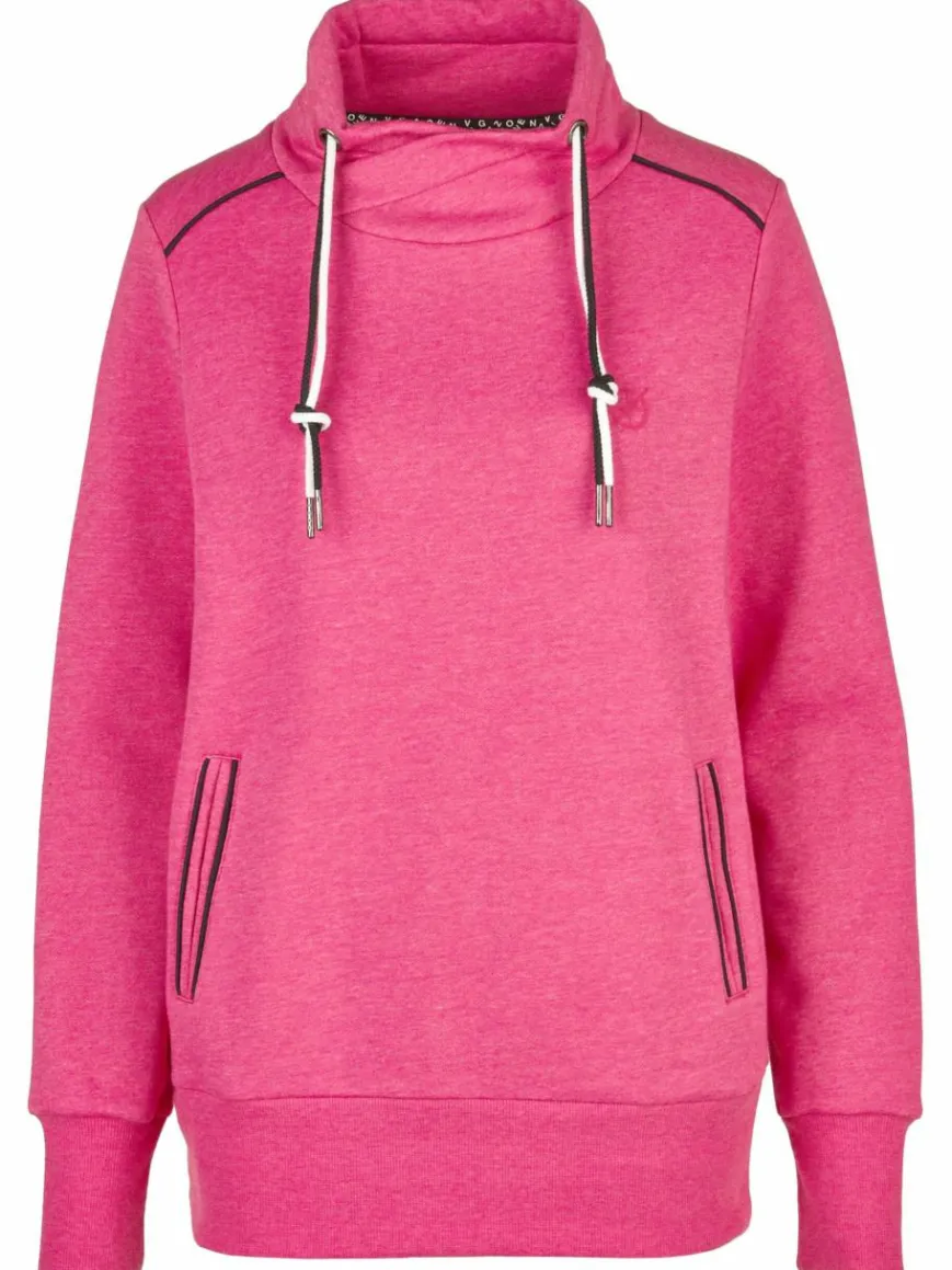 Navigazione Sweatshirts & Sweatjacken*Damen Sweatshirt pink uni