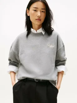 Tommy Hilfiger Sweatshirts & Sweatjacken*Damen Sweatshirt grau meliert
