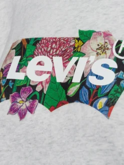 Levi's Sweatshirts & Sweatjacken*Damen Sweatshirt hellgrau uni