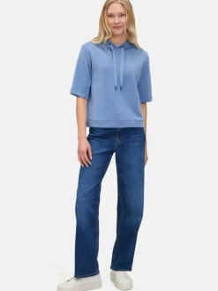 Betty & Co Sweatshirts & Sweatjacken*Damen Sweatshirt blau uni