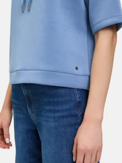 Betty & Co Sweatshirts & Sweatjacken*Damen Sweatshirt blau uni