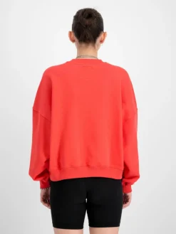 Alpha Industries Sweatshirts & Sweatjacken*Damen Sweatshirt rot uni