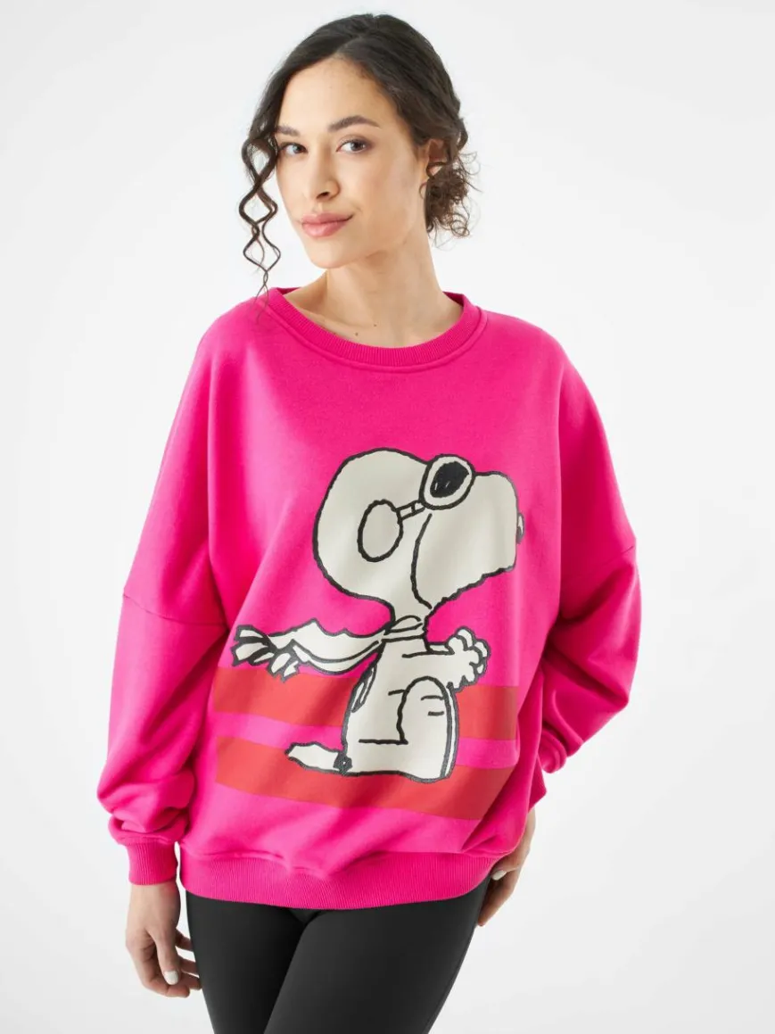 Codello Sweatshirts & Sweatjacken*Damen Sweatshirt pink bedruckt