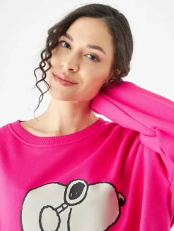 Codello Sweatshirts & Sweatjacken*Damen Sweatshirt pink bedruckt