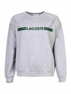 Lacoste Sweatshirts & Sweatjacken*Damen Sweatshirt grau bedruckt