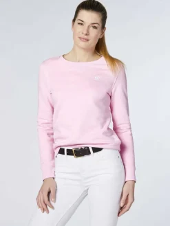 Polo Sylt Sweatshirts & Sweatjacken*Damen Sweatshirt rosa pink uni