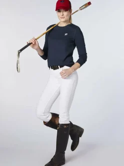 Polo Sylt Sweatshirts & Sweatjacken*Damen Sweatshirt marine blau uni