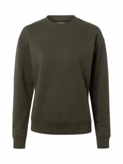 Marie Lund Sweatshirts & Sweatjacken*Damen Sweatshirt khaki uni