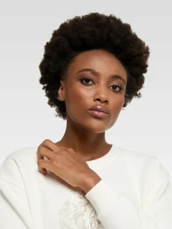 Carlo Colucci Sweatshirts & Sweatjacken*Damen Sweatshirt - De Bacco weiß gemustert