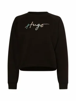 HUGO Sweatshirts & Sweatjacken*Damen Sweatshirt - Darace schwarz uni