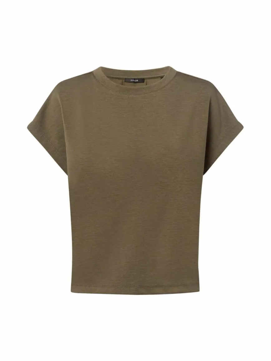 Opus Sweatshirts & Sweatjacken*Damen Sweatshirt - Ganne oliv uni