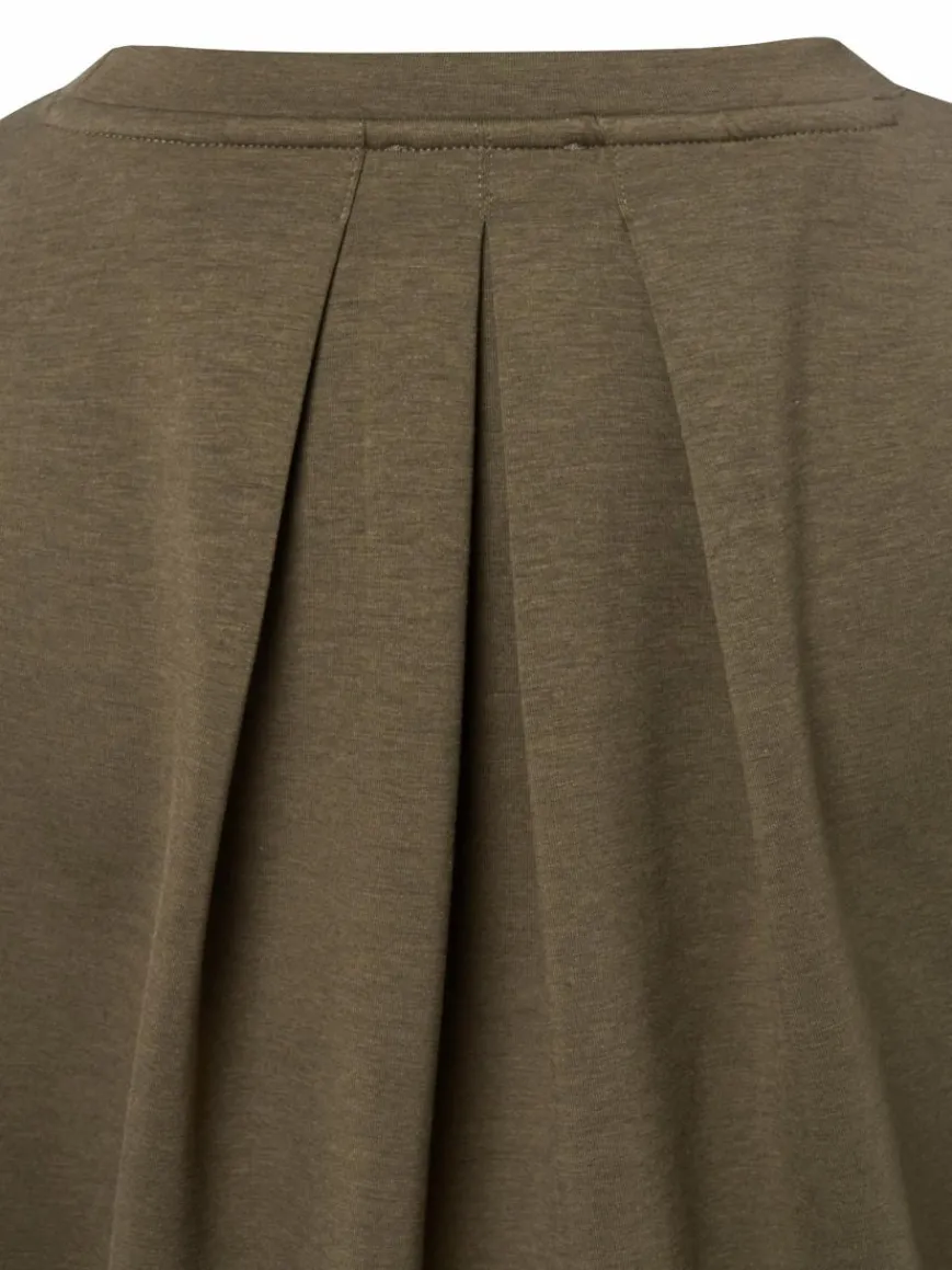 Opus Sweatshirts & Sweatjacken*Damen Sweatshirt - Ganne oliv uni