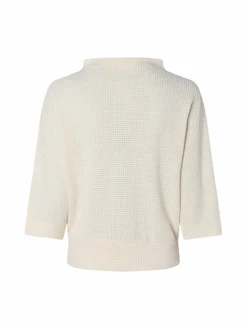 Opus Sweatshirts & Sweatjacken*Damen Sweatshirt - Gulopi ecru strukturiert