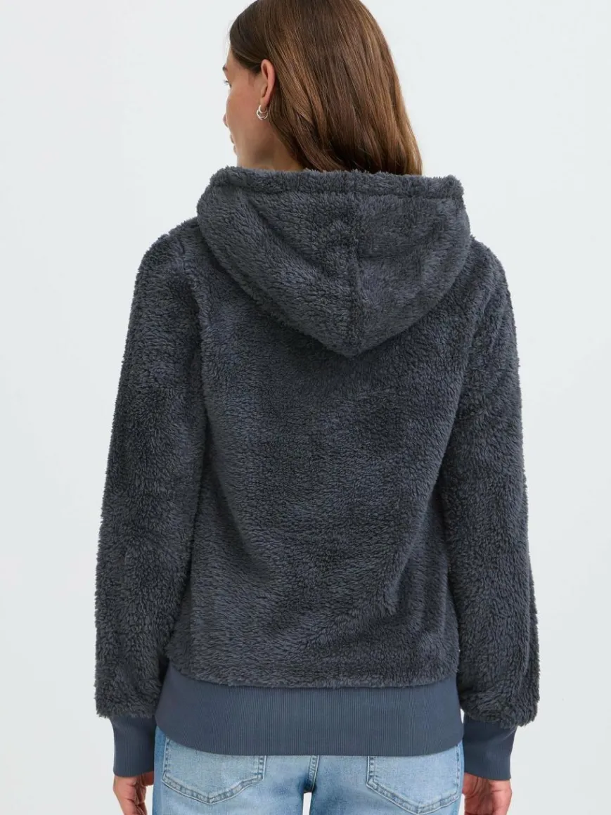 OXMO Sweatshirts & Sweatjacken*Damen Sweatshirt - OXAnoush blau uni