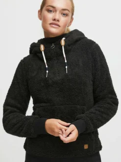 OXMO Sweatshirts & Sweatjacken*Damen Sweatshirt - OXAnoush schwarz uni