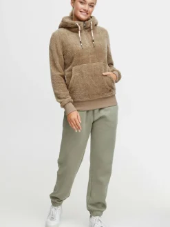 OXMO Sweatshirts & Sweatjacken*Damen Sweatshirt - OXAnoush braun uni