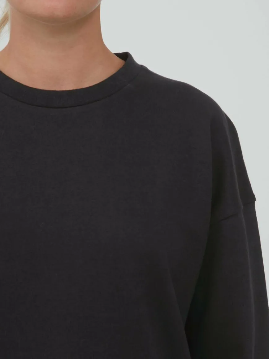 OXMO Sweatshirts & Sweatjacken*Damen Sweatshirt - OXGrynet schwarz uni