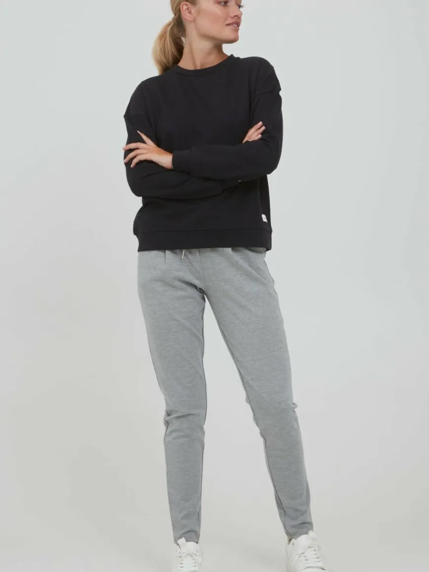 OXMO Sweatshirts & Sweatjacken*Damen Sweatshirt - OXGrynet schwarz uni