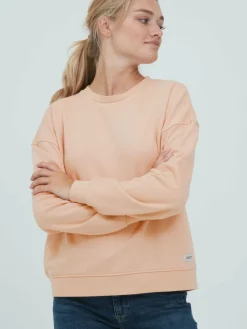 OXMO Sweatshirts & Sweatjacken*Damen Sweatshirt - OXGrynet rosa uni
