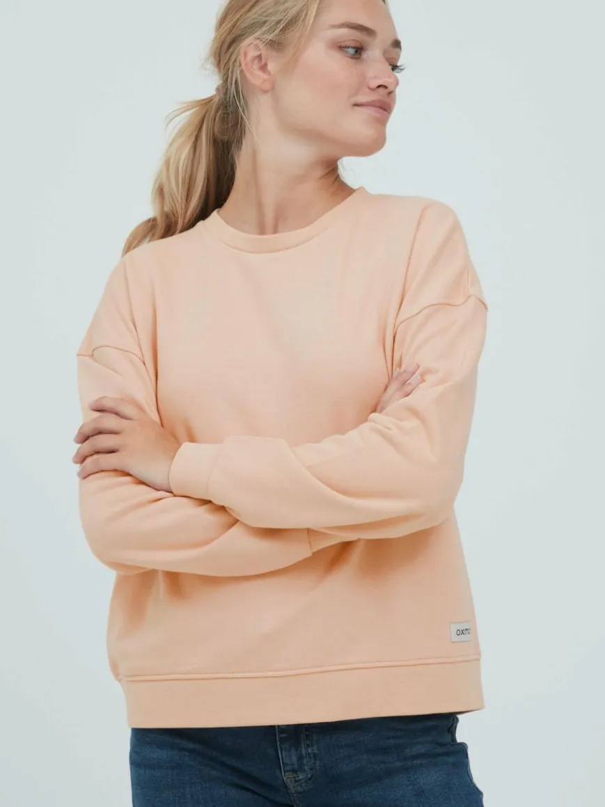 OXMO Sweatshirts & Sweatjacken*Damen Sweatshirt - OXGrynet rosa uni