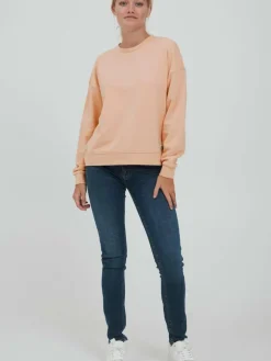 OXMO Sweatshirts & Sweatjacken*Damen Sweatshirt - OXGrynet rosa uni