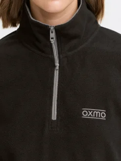 OXMO Sweatshirts & Sweatjacken*Damen Sweatshirt - OXMATSINE schwarz uni